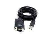 USBGear FTDI 6ft. Long USB to Serial Adapter Cable with Screws and Three LED display