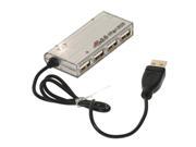 CableMax Ultra Mini 4 Port USB 2.0 Hub for NoteBook Laptop Use