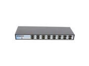 SERIALGEAR 16 Port Rack Mountable RS 232 USB to Serial Adapter with Built in Power Supply