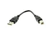 USBGear Black USB Cable A to B 8 inch High Speed USB 2.0 Device Cable