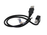 USBGear USB 2.0 Cable High Speed type A to B Down Angle