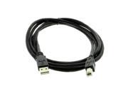 USBGear Extreme Power 6ft. Black USB Device Cable USB 2.0 A to B Cable 24 20 AWG