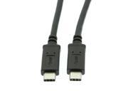 CableMAX USB Type C USB C 3FT Male to Male Black USB 3.1 Gen1 Cable