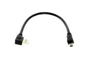 USBGear 1ft. USB 2.0 Right Angle High Speed A to MINI B Cable 24 20AWG