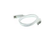 USBGear 18 inch Micro B to USB 3.1 Type C White Accessory Cable