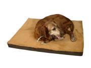 Armarkat Indoor Soft Plush Pet Dog Cushion Memory Foam Sleeper Mat In Sage Mocha And Brown Small