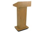 Portable Floor Wooden Church School Office Lecture Meeting Executive Non Sound Column Lectern Presentation Stand Podium Mahogany