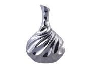 D Lusso Designs Home Decor Rochelle Collection Silver Vase