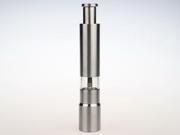 Stainless steel kitchen manual pepper mill salt grinder