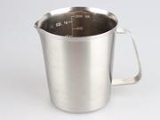 304 Stainless steel fancy milk cup 500ML coffee Milk measuring scale cup