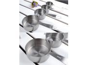 Stainless steel kitchen measuring spoons set 60ML 80ML 125ML 165ML