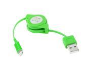 USB 2.0 to Lightning 8 Pin Sync Data Charging Retractable Cable for iPhone 5 iPod Touch Length 70cm