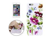 Colourful Flowers Pattern TPU Case for iPhone 6