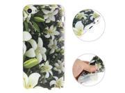 Lily Pattern TPU Protective Case for iPhone 5C