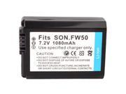1080mAh FW50 Battery for Sony NEX 3C NEX 5C