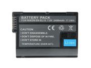 2499mAh EN EL15 Battery for NIKON D7000 D800 D600 V1