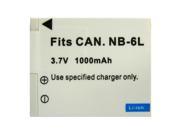 1000mAh NB 6L Battery for CANON