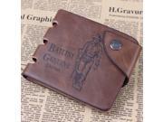 Vintage Hunter Genuine Leather Card Holder Clutch Purse Men Wallet Money Clip