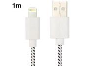 Nylon Netting Style Lightning 8 Pin USB Data Transfer Charge Cable for iPhone 5 iPod touch 5 iPad mini mini 2 Retina iPad 4 Cable Length 1m Availab