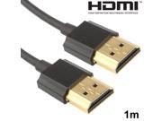 1.4 Version Gold Plated HDMI 19 Pin to 19 Pin HDMI Cable Support 3D HD TV XBOX 360 PS3 Projector DVD Player etc Length 1m