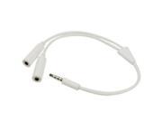 3.5mm Male to 2 Female Frequency line Splitter adapter for iPhone 5 iPhone 4 4S iPhone 3GS 3G iPad iPod MP3