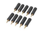 3.5mm Stereo Male to 6.35 Female Audio Converters Adapters 10 Pcs in One Package the Price is for 10 Pcs
