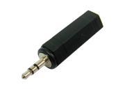 3.5mm Plug to 6.35mm Stereo Jack Adaptor Socket Adapter