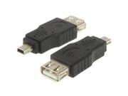USB 2.0 Female to Mini USB 5Pin Male Adapter OTG function