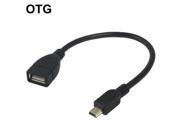Mini 5 pin USB to USB 2.0 AM OTG Adapter Cable Length 12cm