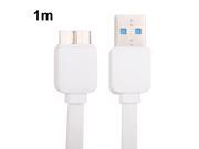 Noodle Style USB 3.0 Data Transfer Charge Sync Cable for Samsung Galaxy Note III N9000 Length 1m