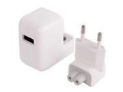 2.1A USB Power Adapter EU Travel Charger for iPhone 5 iPhone 4 4S