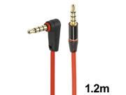 3.5mm Gold Plated Elbow to Straight jack Earphone Cable for Monster Beats by Dr. Dre