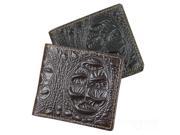 Men Genuine Leather Crocodile Pattern Design Holder Wallet Purse