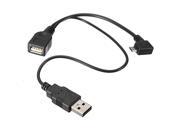 Micro USB Host OTG Cable With USB Power For Samsung Galaxy Note i9220