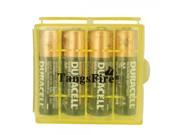 4Pcs Duracell AA 1.5V Alkaline Battery Box Yellow