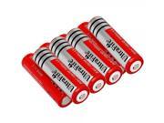 8Pcs UltraFire 18650 3.7V 3000mAh Rechargeable Batteries Red