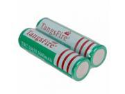 2pcs TangsFire 18650 3600mAh 3.6 4.2V PCB Protector Rechargeable Lithium Battieries Green