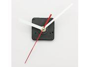 White Red Hands Quartz Black Wall Clock Movement Repair Parts