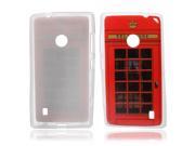Window Pattern TPU Protective Case with Transparent Frame for Nokia N520