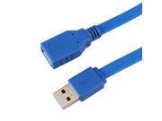 1.5m USB 3.0 Type A Male to A Female Extension Flat Cable