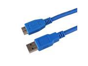 1m USB 3.0 Type A Male to Micro B Extension Cable for Data