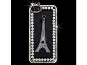 Delicate Handmade Iron Tower Style Bead Rhinestone PC Metal Case for iPhone 5 5S