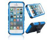 Square Pattern Protective TPU Case with Stand Holder for iPhone 5C Blue Square Pattern Protective TPU Case with Stand Holder for iPhone 5C Blue