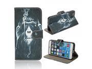 Tarsier Pattern Protective Leather Case for iPhone 6 Plus