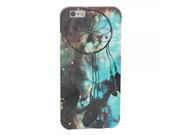 Blue Background Dreamcatcher Pattern Solid Color TPU Protective Case for iPhone 6