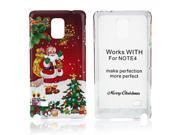 Christmas Style Santa Claus Carrying Gifts Pattern PC Protective Case for Samsung Galaxy Note 4