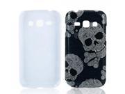 Skull Pattern PC Hard Protective Case for Samsung Galaxy S7272 Ace3 Dark Blue Background