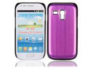 Drawing Metal Case for Samsung Galaxy I8190 Purple