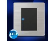 LED Wall Switch Panel One Switch Single Double Control 250V 10A