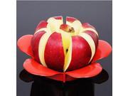 Flower Shape Apple Corer Slicer Divider Fruit Cutter